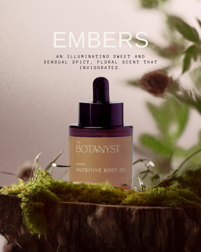 Embers Nutritive Body Oil – Warming Botanical Blend for Radiant Skin