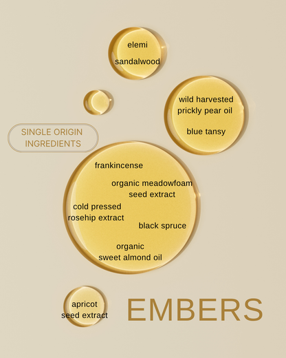 Embers Nutritive Body Oil – Warming Botanical Blend for Radiant Skin