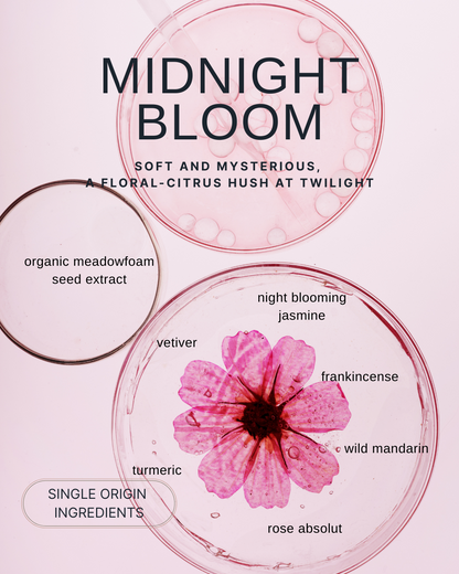 Midnight Bloom Natural Perfume Oil – Floral Citrus Scent